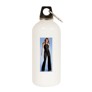 Alessandra Ambrosio White Water Bottle With Carabiner