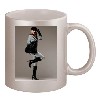 Alessandra Ambrosio 11oz Metallic Silver Mug