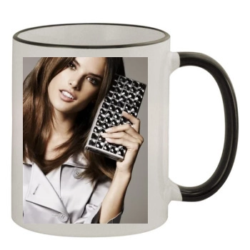 Alessandra Ambrosio 11oz Colored Rim & Handle Mug