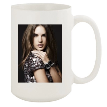 Alessandra Ambrosio 15oz White Mug