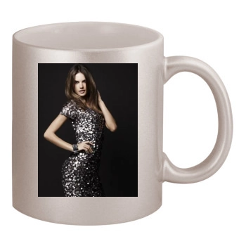 Alessandra Ambrosio 11oz Metallic Silver Mug