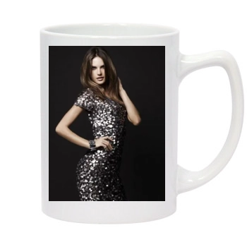 Alessandra Ambrosio 14oz White Statesman Mug