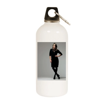 Alessandra Ambrosio White Water Bottle With Carabiner