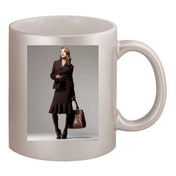 Alessandra Ambrosio 11oz Metallic Silver Mug