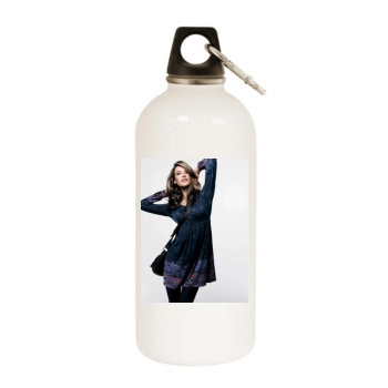 Alessandra Ambrosio White Water Bottle With Carabiner