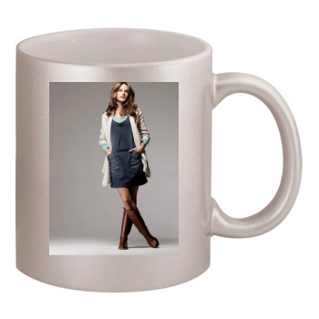 Alessandra Ambrosio 11oz Metallic Silver Mug