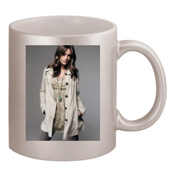 Alessandra Ambrosio 11oz Metallic Silver Mug