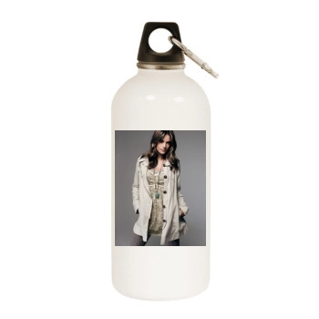 Alessandra Ambrosio White Water Bottle With Carabiner