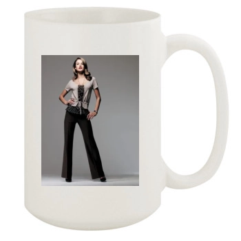 Alessandra Ambrosio 15oz White Mug