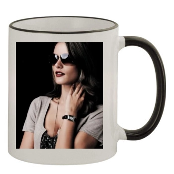 Alessandra Ambrosio 11oz Colored Rim & Handle Mug