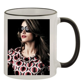 Alessandra Ambrosio 11oz Colored Rim & Handle Mug