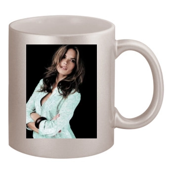 Alessandra Ambrosio 11oz Metallic Silver Mug