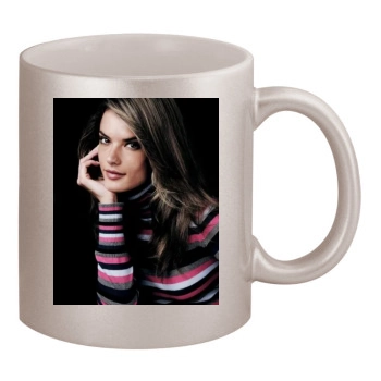 Alessandra Ambrosio 11oz Metallic Silver Mug