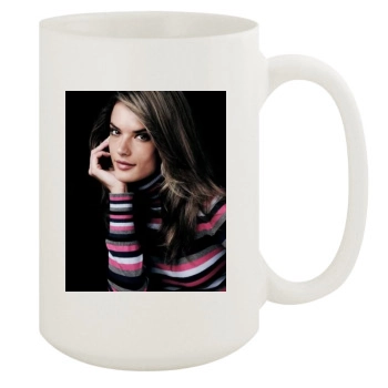 Alessandra Ambrosio 15oz White Mug