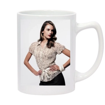 Alessandra Ambrosio 14oz White Statesman Mug