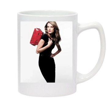 Alessandra Ambrosio 14oz White Statesman Mug