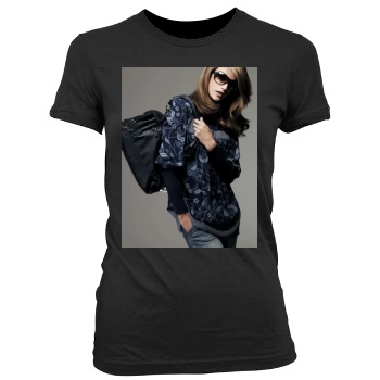 Alessandra Ambrosio Women's Junior Cut Crewneck T-Shirt