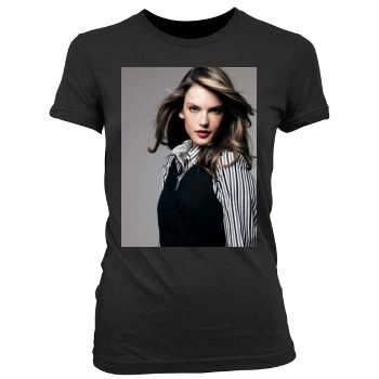 Alessandra Ambrosio Women's Junior Cut Crewneck T-Shirt