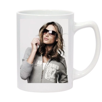 Alessandra Ambrosio 14oz White Statesman Mug