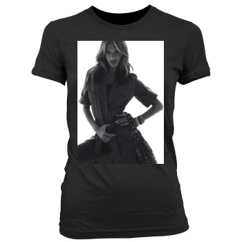 Alessandra Ambrosio Women's Junior Cut Crewneck T-Shirt