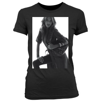 Alessandra Ambrosio Women's Junior Cut Crewneck T-Shirt