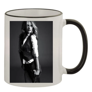 Alessandra Ambrosio 11oz Colored Rim & Handle Mug