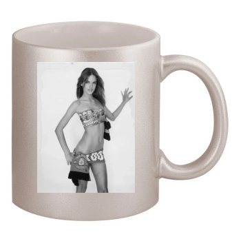 Alessandra Ambrosio 11oz Metallic Silver Mug