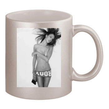 Alessandra Ambrosio 11oz Metallic Silver Mug