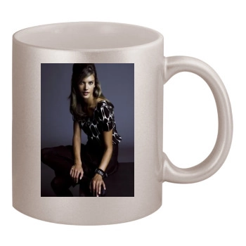 Alessandra Ambrosio 11oz Metallic Silver Mug