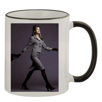 Alessandra Ambrosio 11oz Colored Rim & Handle Mug