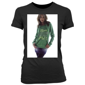 Alessandra Ambrosio Women's Junior Cut Crewneck T-Shirt