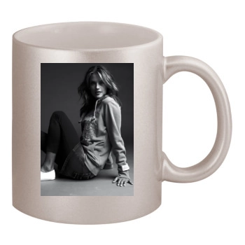 Alessandra Ambrosio 11oz Metallic Silver Mug