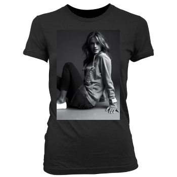 Alessandra Ambrosio Women's Junior Cut Crewneck T-Shirt