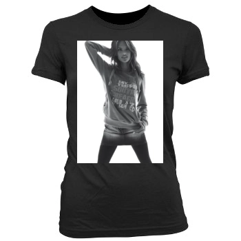 Alessandra Ambrosio Women's Junior Cut Crewneck T-Shirt