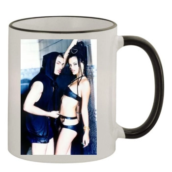 Alessandra Ambrosio 11oz Colored Rim & Handle Mug