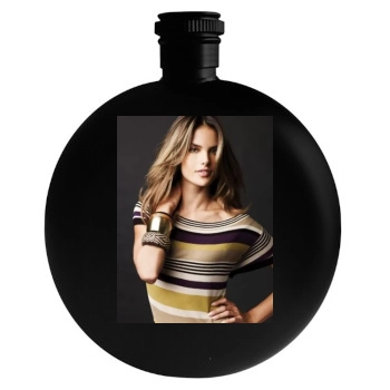 Alessandra Ambrosio Round Flask