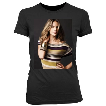 Alessandra Ambrosio Women's Junior Cut Crewneck T-Shirt