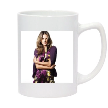 Alessandra Ambrosio 14oz White Statesman Mug