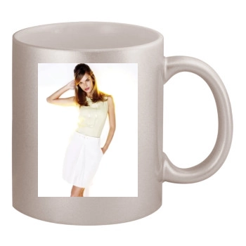 Alessandra Ambrosio 11oz Metallic Silver Mug