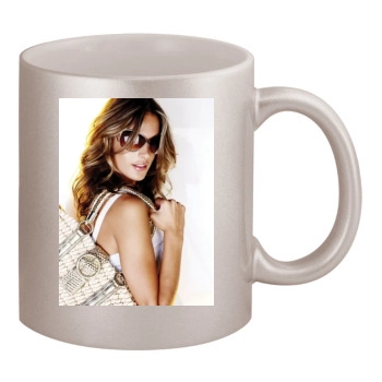 Alessandra Ambrosio 11oz Metallic Silver Mug