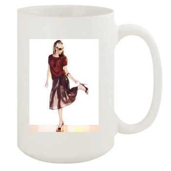 Alessandra Ambrosio 15oz White Mug