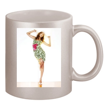 Alessandra Ambrosio 11oz Metallic Silver Mug