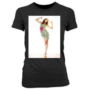 Alessandra Ambrosio Women's Junior Cut Crewneck T-Shirt