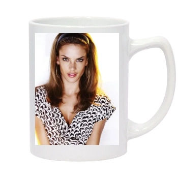 Alessandra Ambrosio 14oz White Statesman Mug