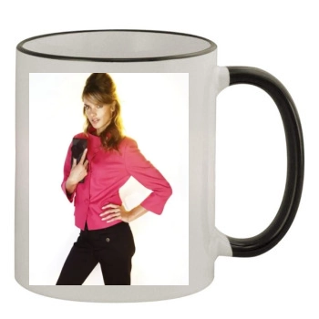 Alessandra Ambrosio 11oz Colored Rim & Handle Mug