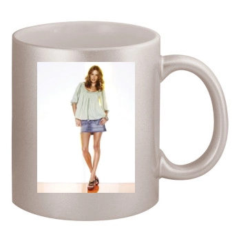 Alessandra Ambrosio 11oz Metallic Silver Mug