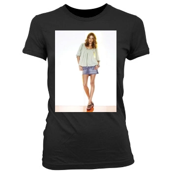 Alessandra Ambrosio Women's Junior Cut Crewneck T-Shirt