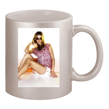 Alessandra Ambrosio 11oz Metallic Silver Mug