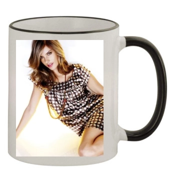 Alessandra Ambrosio 11oz Colored Rim & Handle Mug