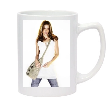 Alessandra Ambrosio 14oz White Statesman Mug